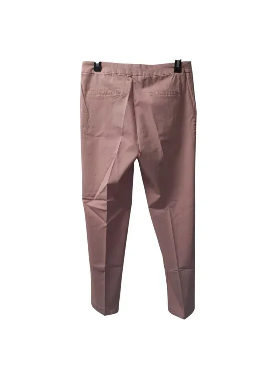Valerie Stevens Womens Trouser Size 6 Pink Zippered Side Pockets Tapered - Picture 2 of 5